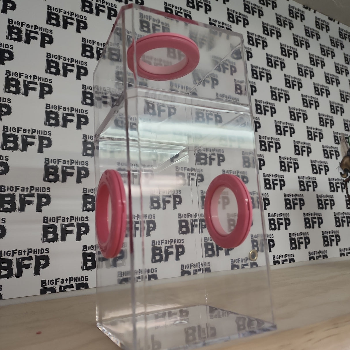 B-STOCK Classic Tri-Vent Spider Condo Jumping Spider Enclosure (holds fruit flies)