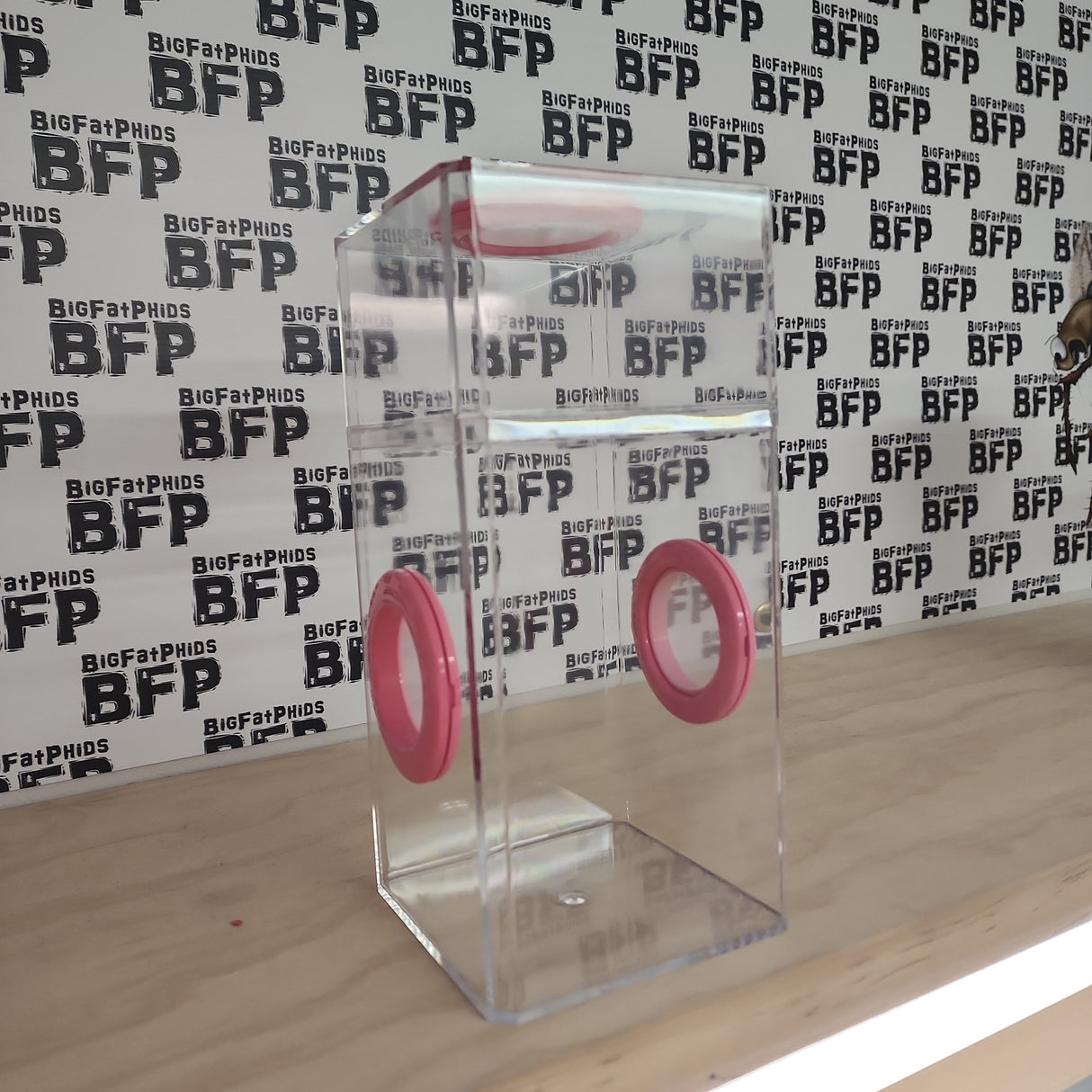 B-STOCK Classic Tri-Vent Spider Condo Jumping Spider Enclosure (holds fruit flies)