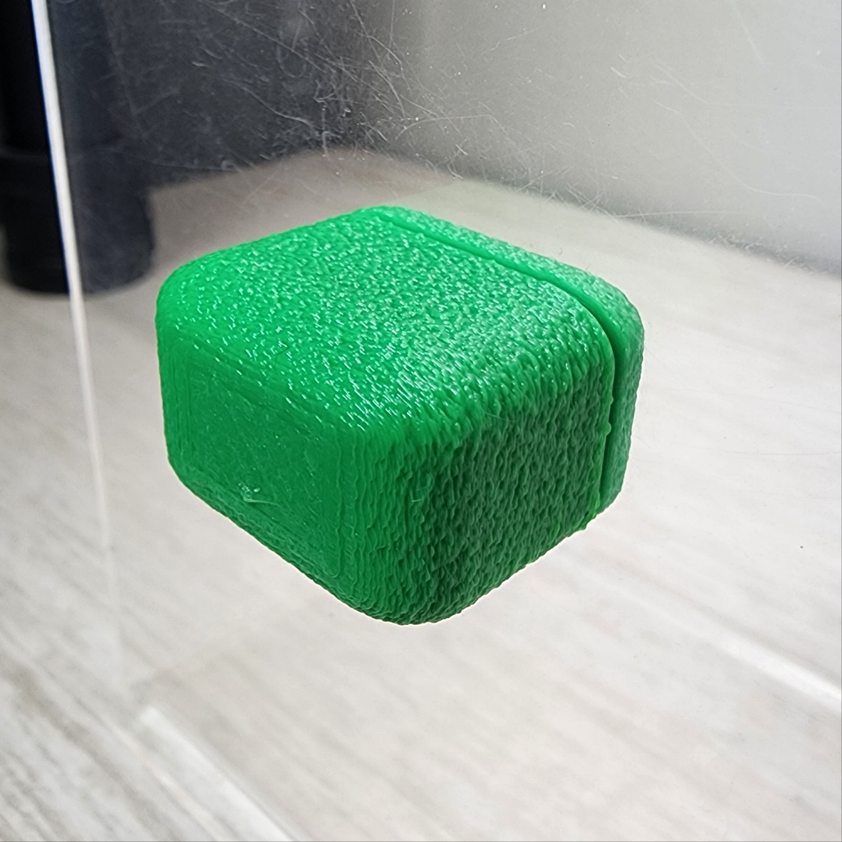 Fuzzy Block for Jumping Spiders