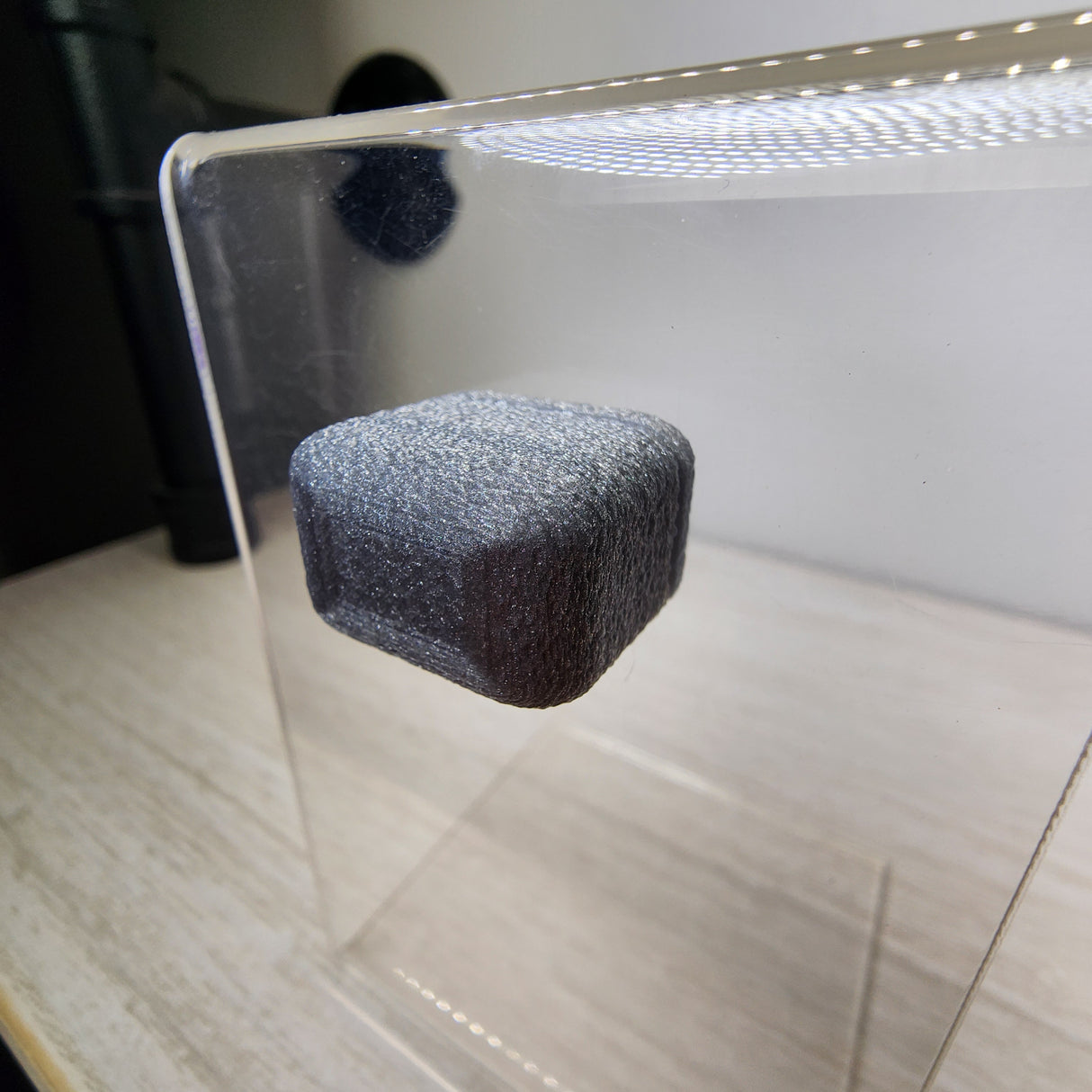 Fuzzy Block for Jumping Spiders