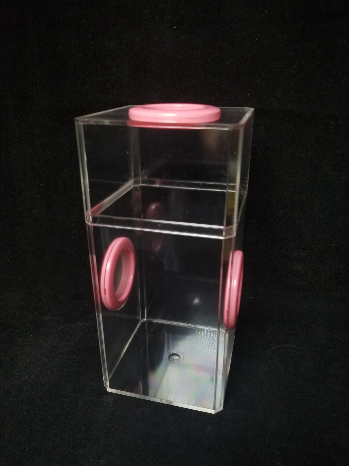 B-STOCK Classic Tri-Vent Spider Condo Jumping Spider Enclosure (holds fruit flies)