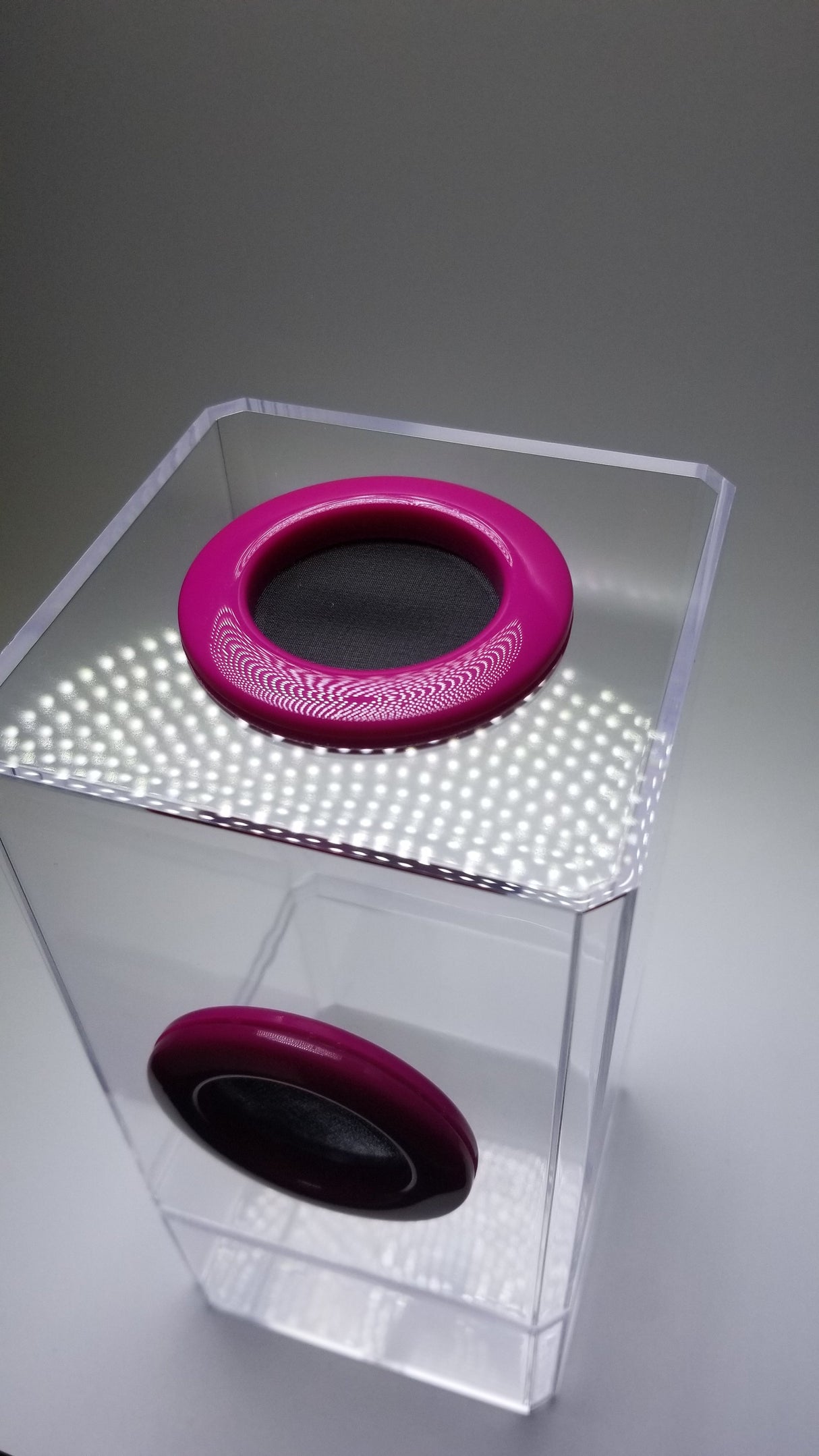 B-STOCK Flip Top Dual Vent Spider Condo Jumping Spider Enclosure (holds Fruitflies)