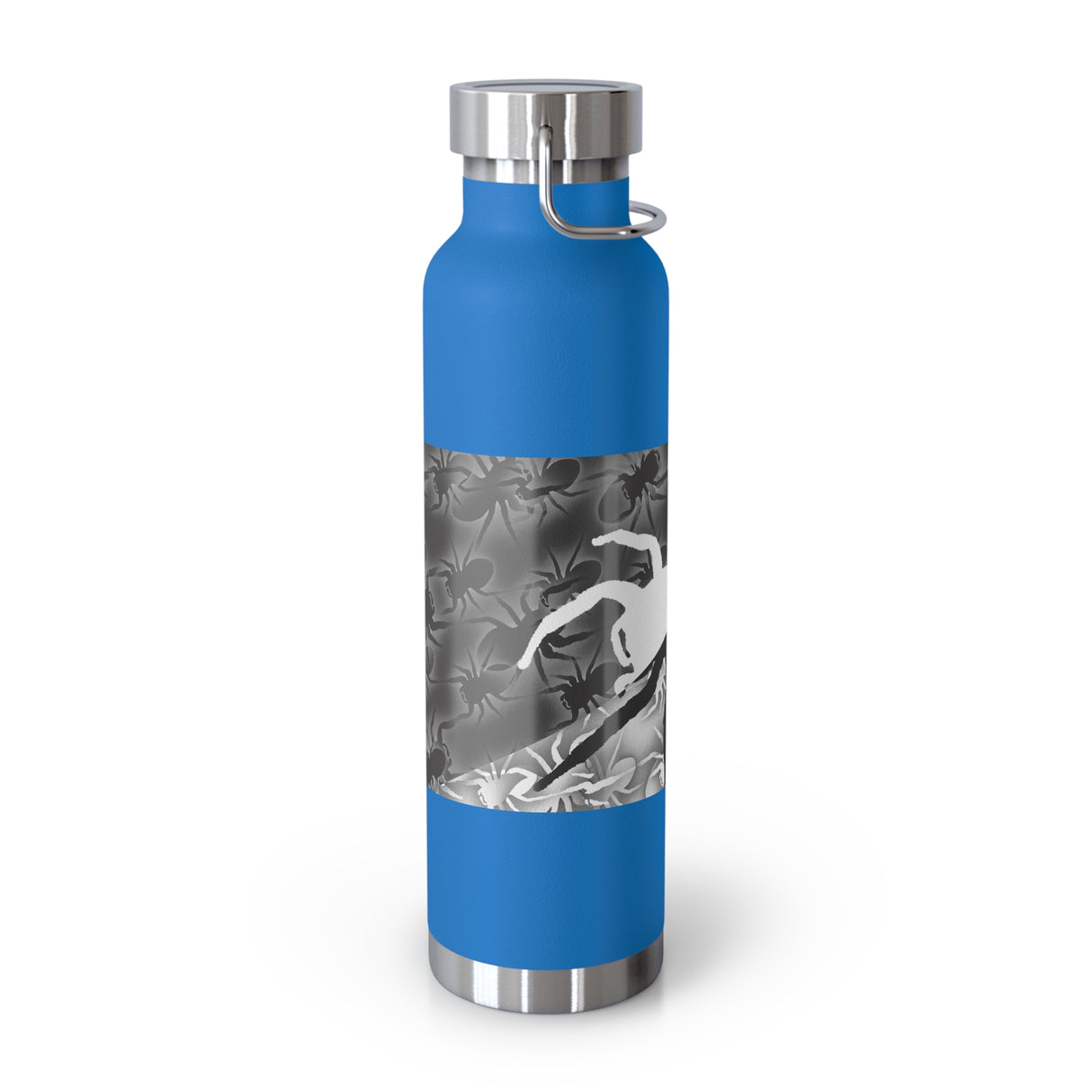 22oz Vacuum Insulated Bottle with BFP "JumpingSpider" cover art