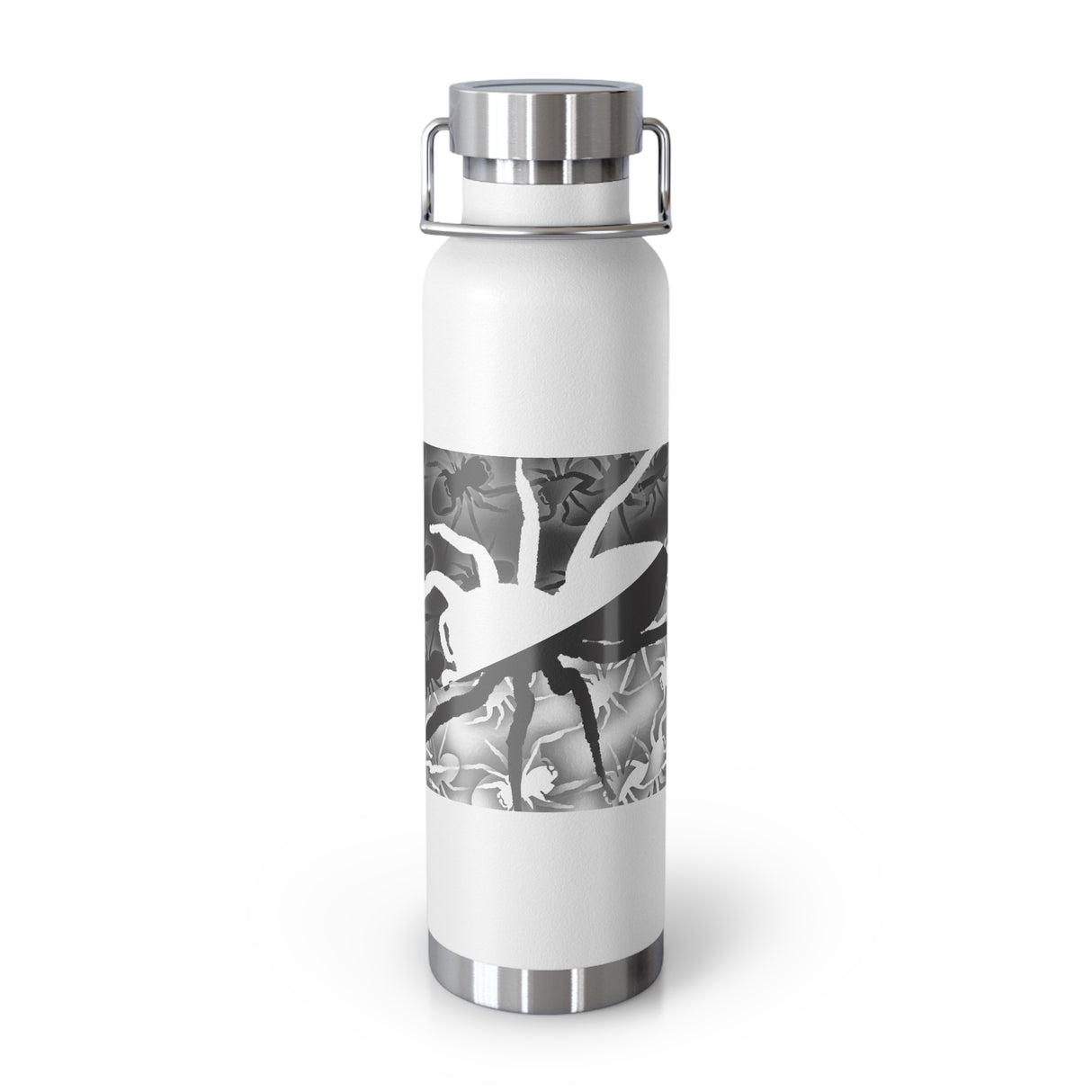 22oz Vacuum Insulated Bottle with BFP "JumpingSpider" cover art