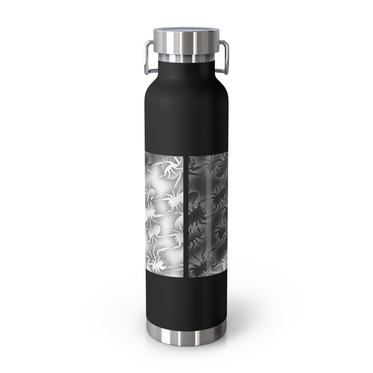 22oz Vacuum Insulated Bottle with BFP "JumpingSpider" cover art