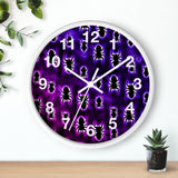 Wall clock with BFP spider print