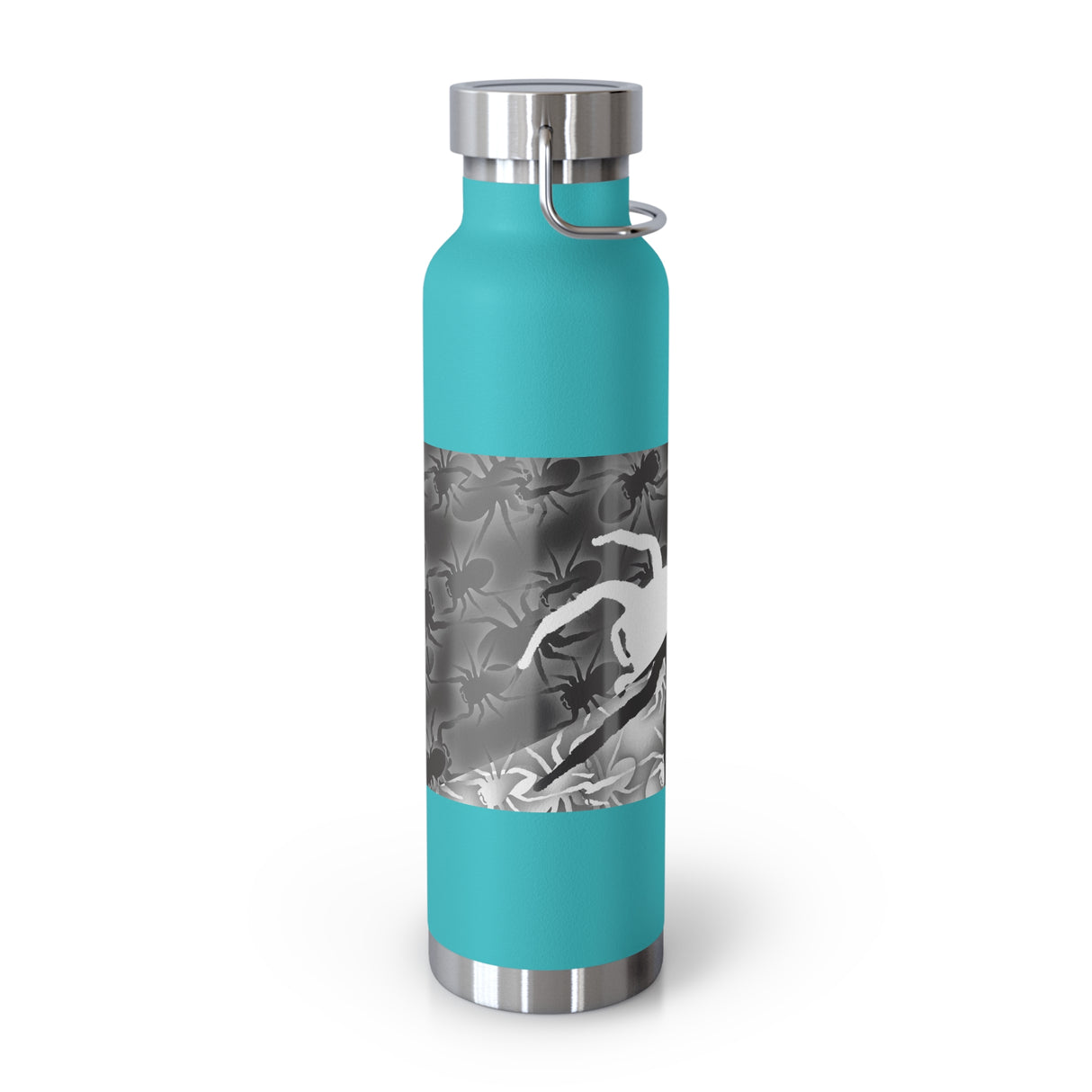 22oz Vacuum Insulated Bottle with BFP "JumpingSpider" cover art