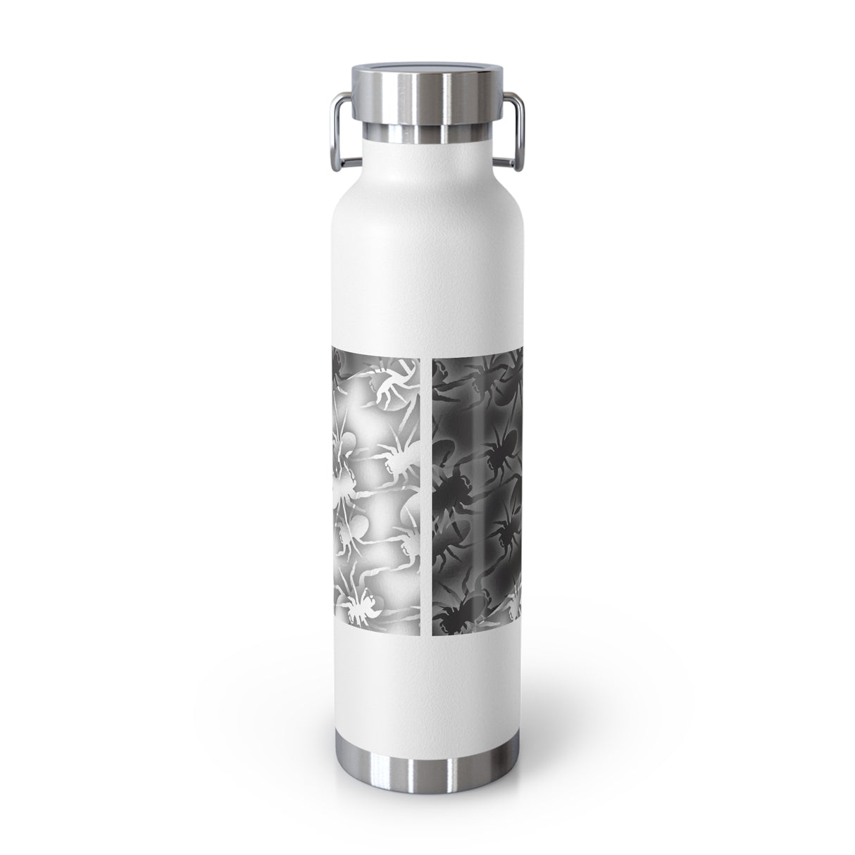 22oz Vacuum Insulated Bottle with BFP "JumpingSpider" cover art