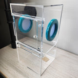 Medium Flat Top 4x4x8 Magnetic Front Opening Jumping Spider Enclosure NEW