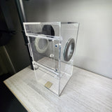 Medium Flat Top 4x4x8 Magnetic Front Opening Jumping Spider Enclosure NEW