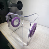 Den Flat Top 4x4x4 Jumping Spider Enclosure (holds fruit flies)