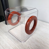 Mini Den Flat Top 3x3x3 Jumping Spider Enclosure (holds fruit flies)