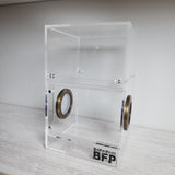 Flat-Top Magnetic 5x5x8 Jumping Spider Enclosure