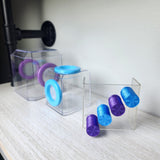 Mini Den Dual Vent 3x3x3 Jumping Spider Enclosure (holds fruit flies)