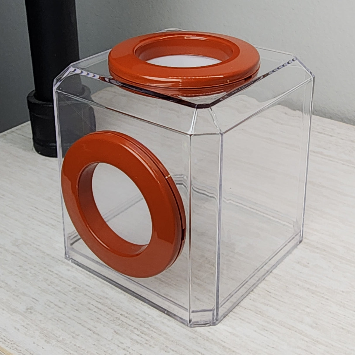 Mini Den Dual Vent 3x3x3 Jumping Spider Enclosure (holds fruit flies)