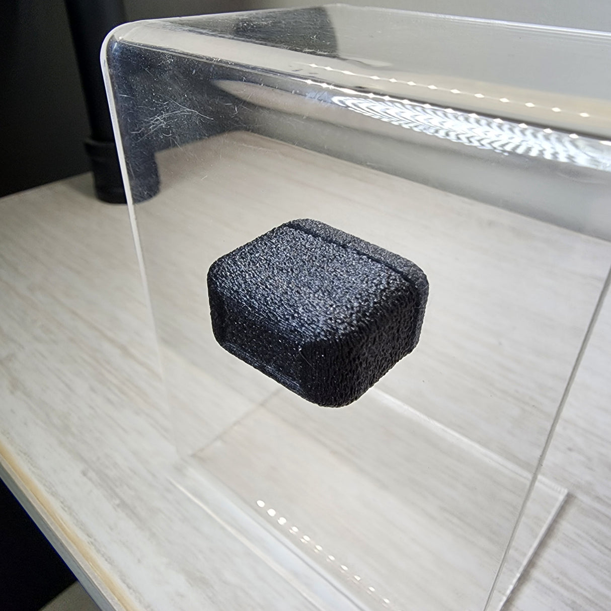 Fuzzy Block for Jumping Spiders