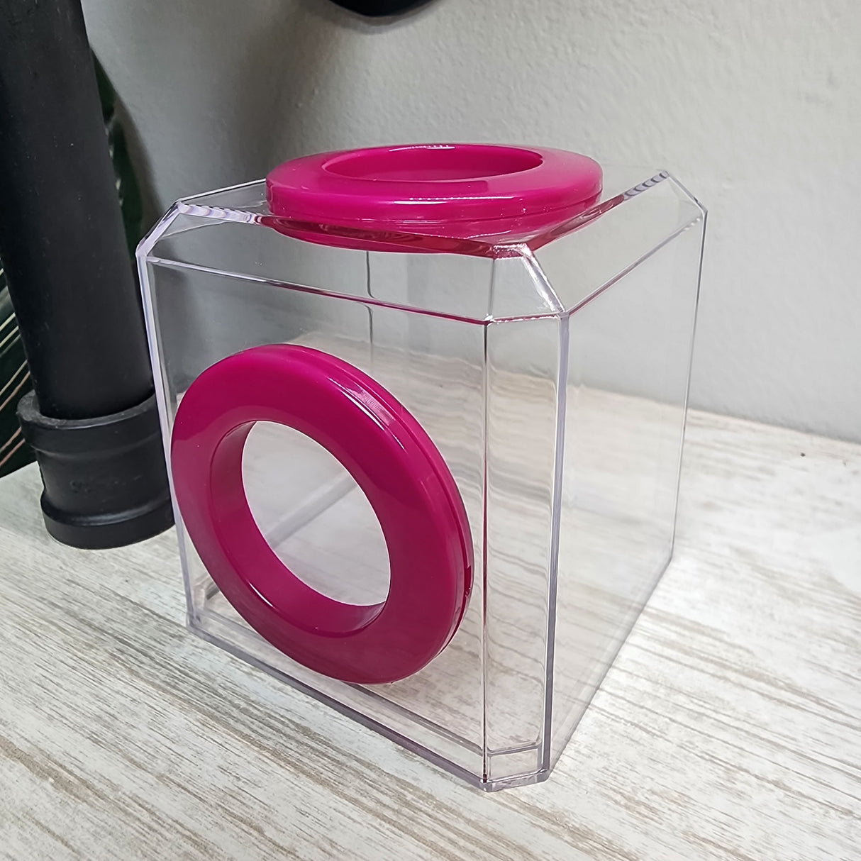 Mini Den Dual Vent 3x3x3 Jumping Spider Enclosure (holds fruit flies)