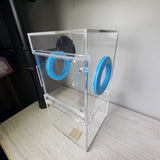 Medium Flat Top 4x4x8 Magnetic Front Opening Jumping Spider Enclosure NEW