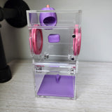 Mini Flat Top 3x3x6 Magnetic Front Opening Jumping Spider Enclosure NEW