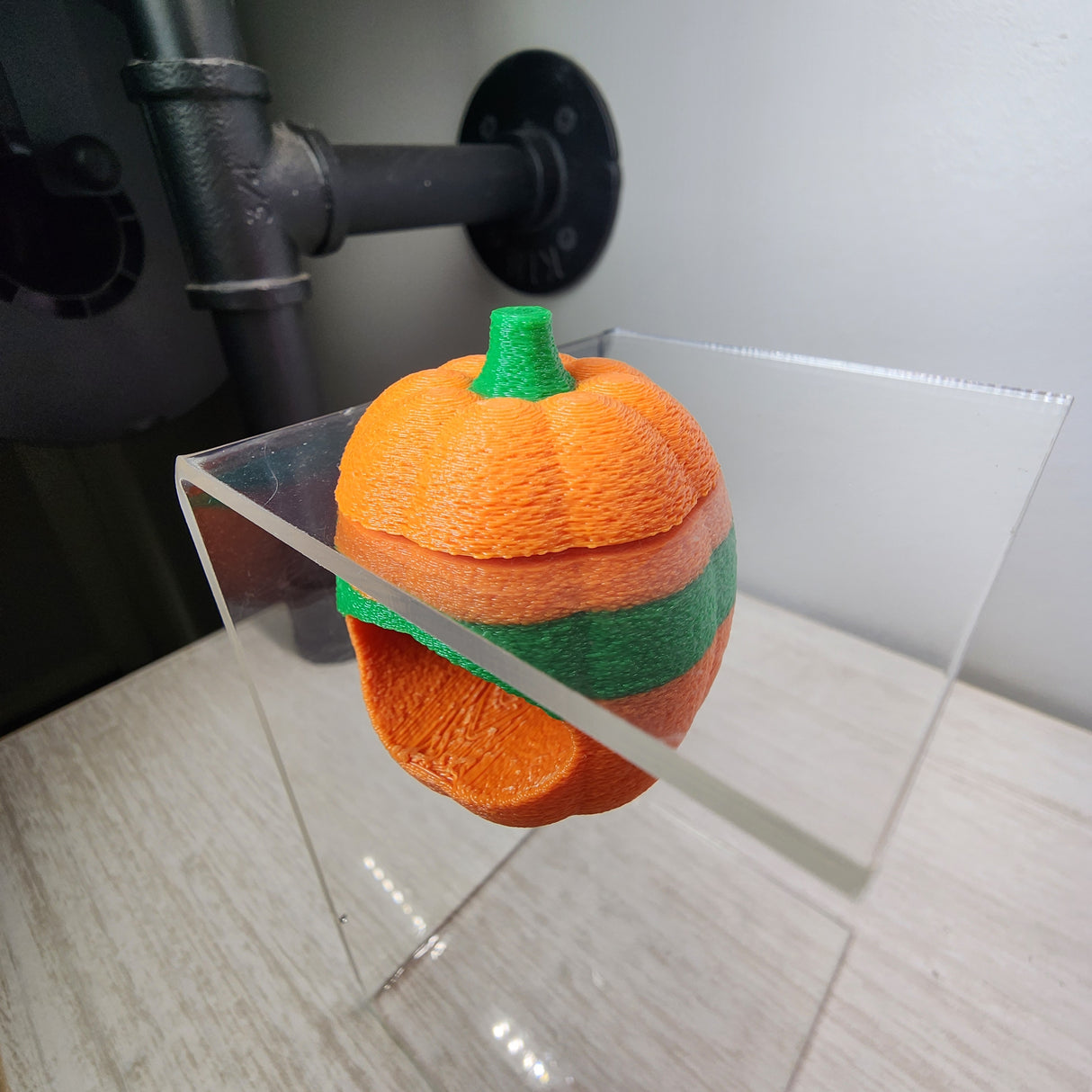 Screaming Pumpkin nesting hides for Jumping Spiders