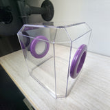 Den Flat Top 4x4x4 Jumping Spider Enclosure (holds fruit flies)