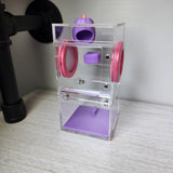 Mini Flat Top 3x3x6 Magnetic Front Opening Jumping Spider Enclosure NEW