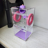 Mini Flat Top 3x3x6 Magnetic Front Opening Jumping Spider Enclosure NEW