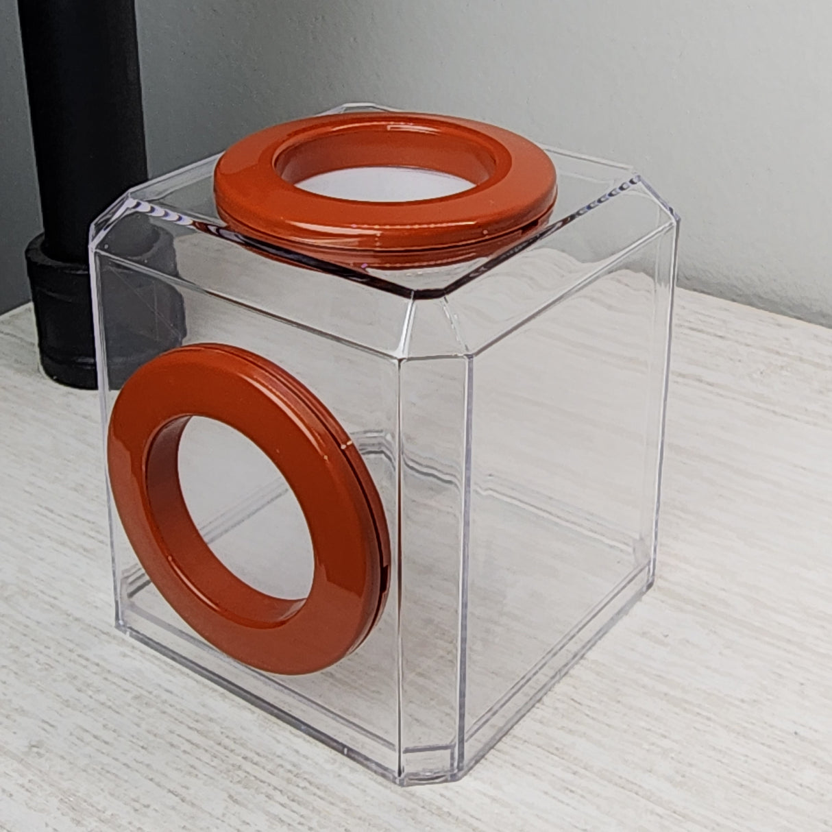 Mini Den Dual Vent 3x3x3 Jumping Spider Enclosure (holds fruit flies)