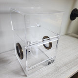 Flat-Top Magnetic 5x5x8 Jumping Spider Enclosure