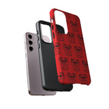 Tough Cases  Featuring BFP Jumping Spider Print on Red