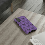 Tough Cases  Featuring BFP Jumping Spider Print on Purple