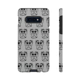 Tough Cases  Featuring BFP Jumping Spider Print on Gray