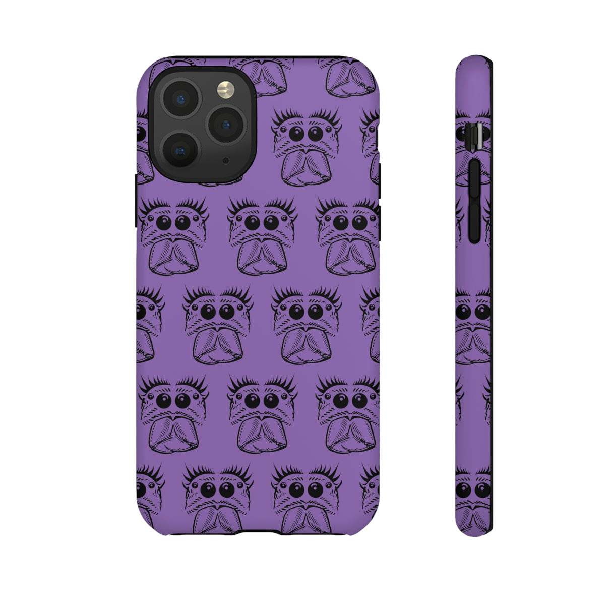 Tough Cases  Featuring BFP Jumping Spider Print on Purple