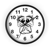 Wall Clock featuring Jumping Spider Art