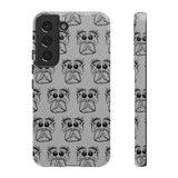 Tough Cases  Featuring BFP Jumping Spider Print on Gray