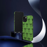 Tough Cases  Featuring BFP Jumping Spider Print on Green