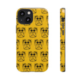 Tough Cases  Featuring BFP Jumping Spider Print on Yellow