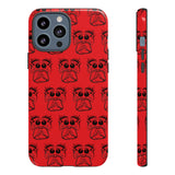 Tough Cases  Featuring BFP Jumping Spider Print on Red