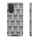 Tough Cases  Featuring BFP Jumping Spider Print on Gray