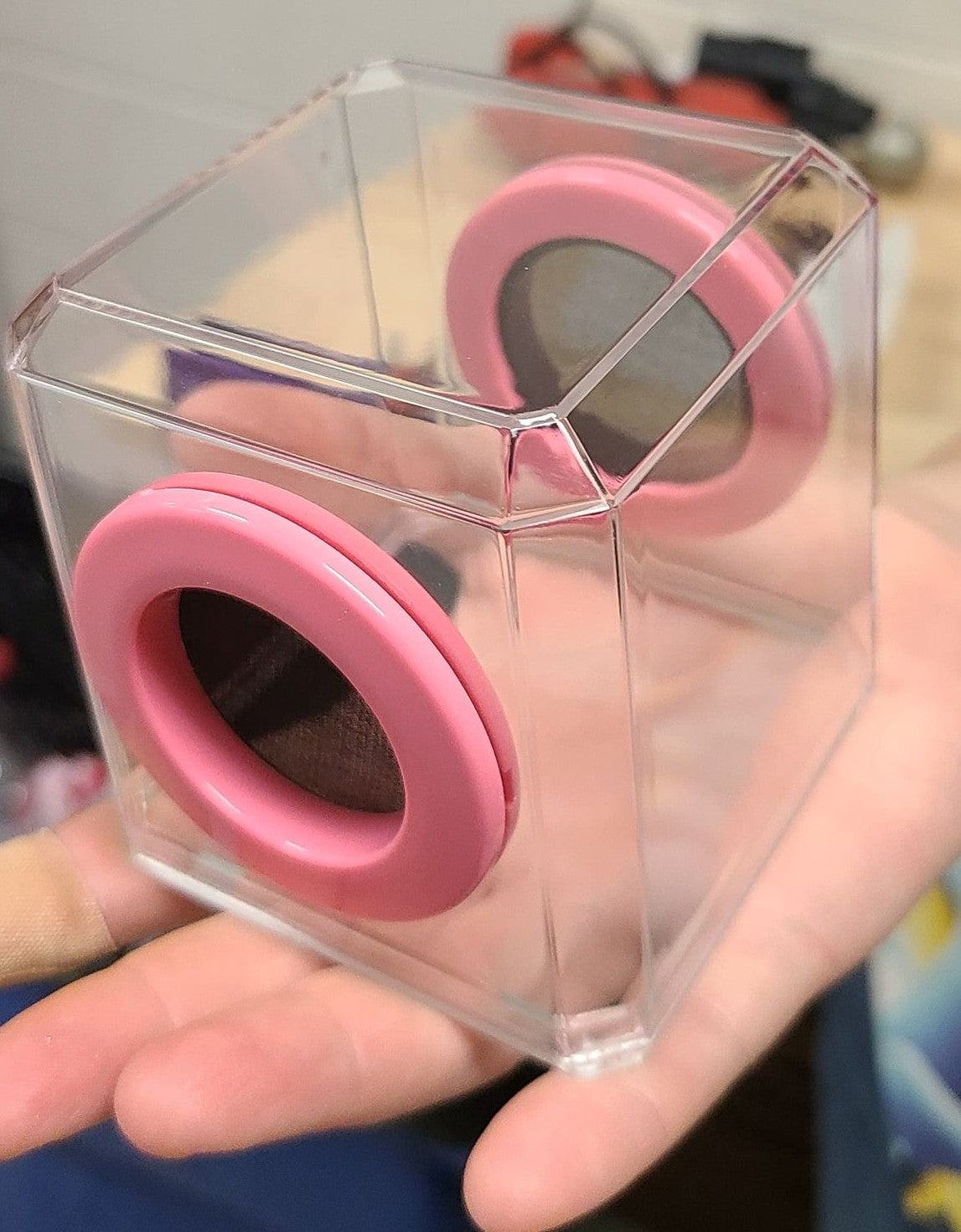 Mini Den Flat Top 3x3x3 Jumping Spider Enclosure (holds fruit flies)