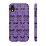 Tough Cases  Featuring BFP Jumping Spider Print on Purple