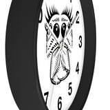 Wall Clock featuring Jumping Spider Art