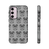 Tough Cases  Featuring BFP Jumping Spider Print on Gray