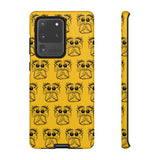 Tough Cases  Featuring BFP Jumping Spider Print on Yellow