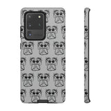 Tough Cases  Featuring BFP Jumping Spider Print on Gray