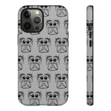 Tough Cases  Featuring BFP Jumping Spider Print on Gray