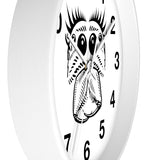 Wall Clock featuring Jumping Spider Art