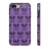 Tough Cases  Featuring BFP Jumping Spider Print on Purple