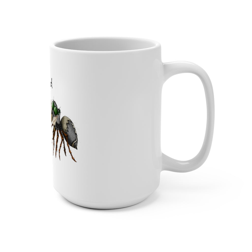 Coffee Mug 15oz Featuring Sully the Jumping Spider