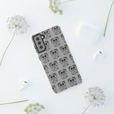 Tough Cases  Featuring BFP Jumping Spider Print on Gray